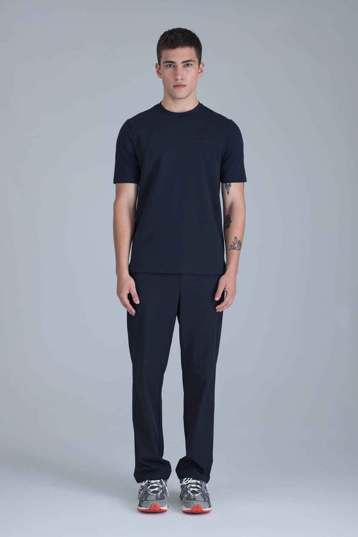 Camiseta azul noche para hombre semi fitted Peak