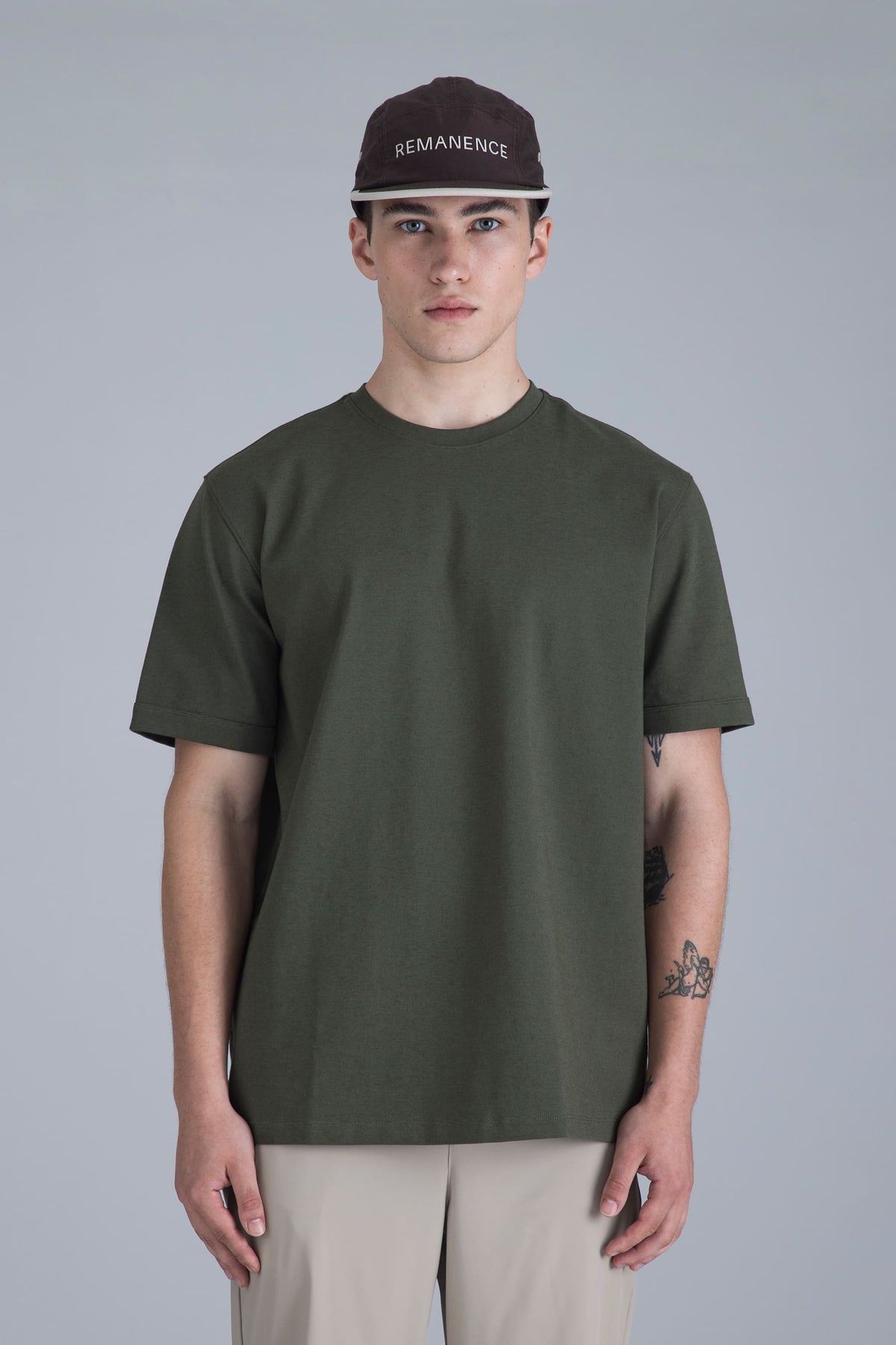 Ventra Relaxed Fit T-Shirt Men Army Green