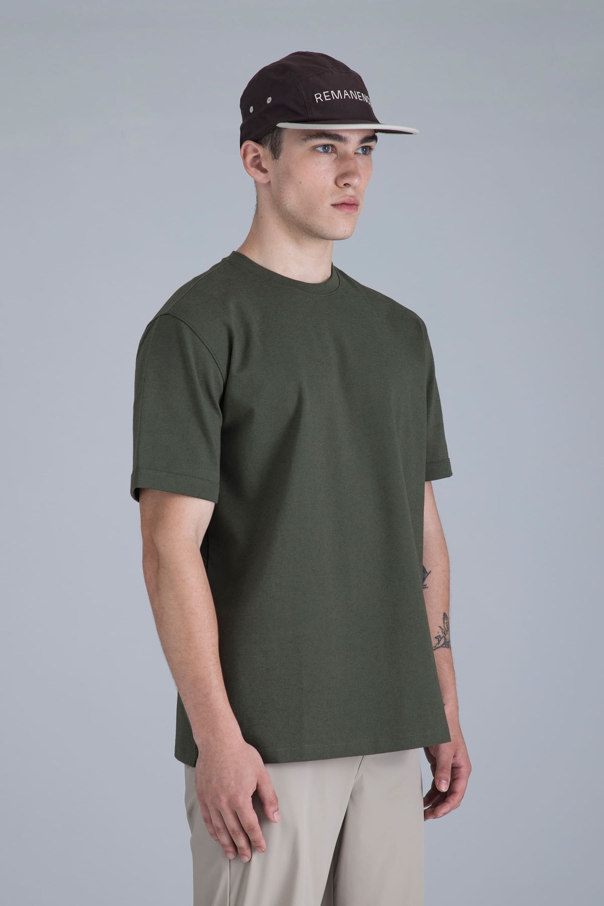 Ventra Relaxed Fit T-Shirt Men Army Green