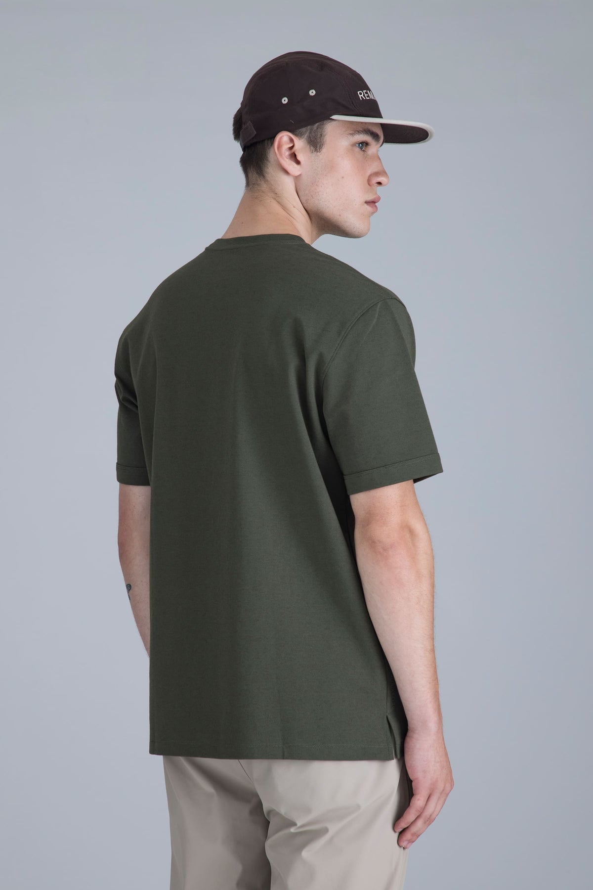 Ventra Relaxed Fit T-Shirt Men Army Green