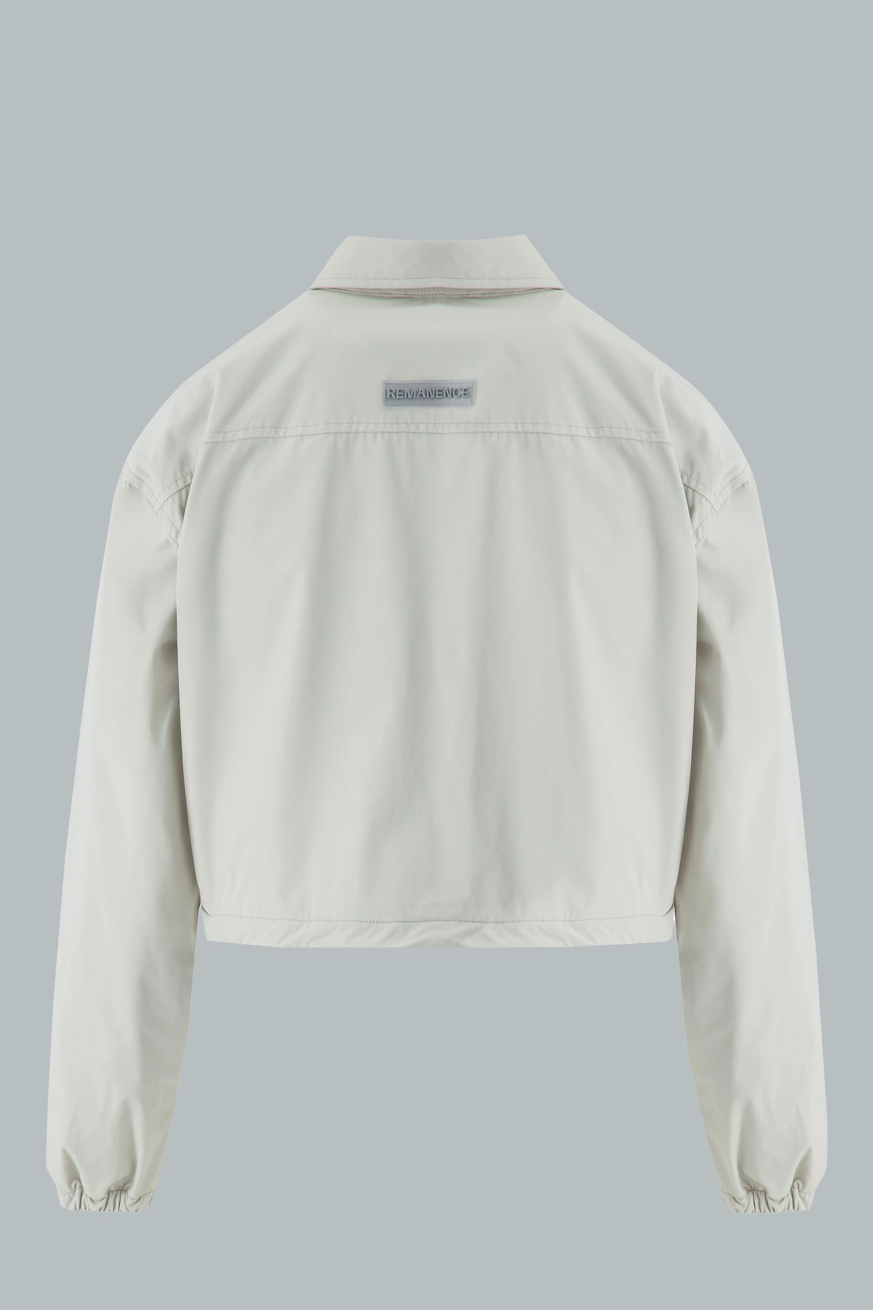 Women's sand jacket boxyfit Relay back view