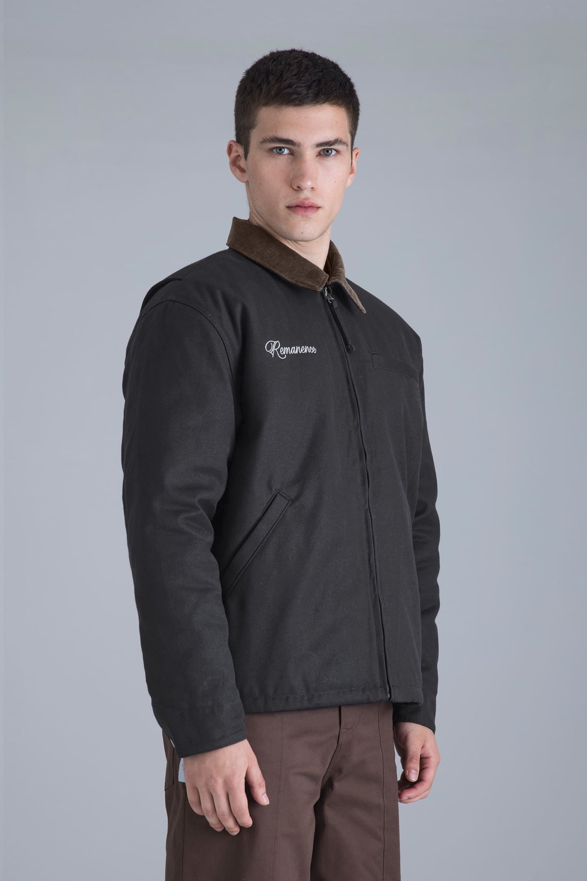 Chaqueta negra para hombre regular fit State