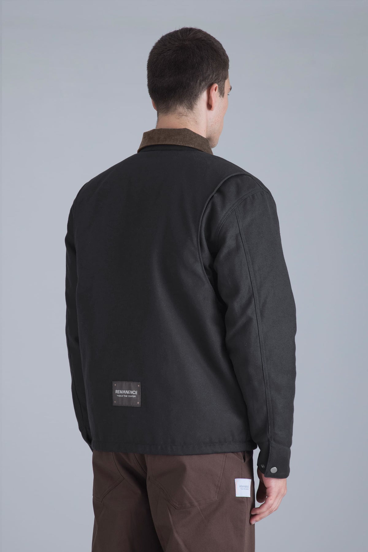 Chaqueta negra para hombre regular fit State