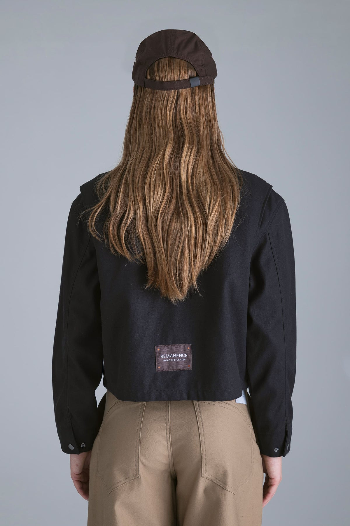 Chaqueta negra para mujer regular fit Trace