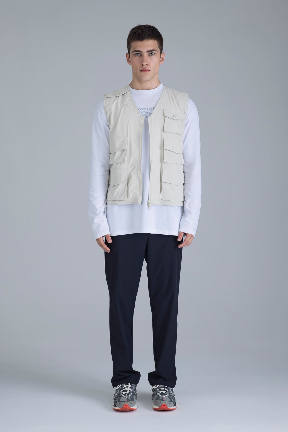 Pantalón chino azul noche para hombre semi fitted Polaris