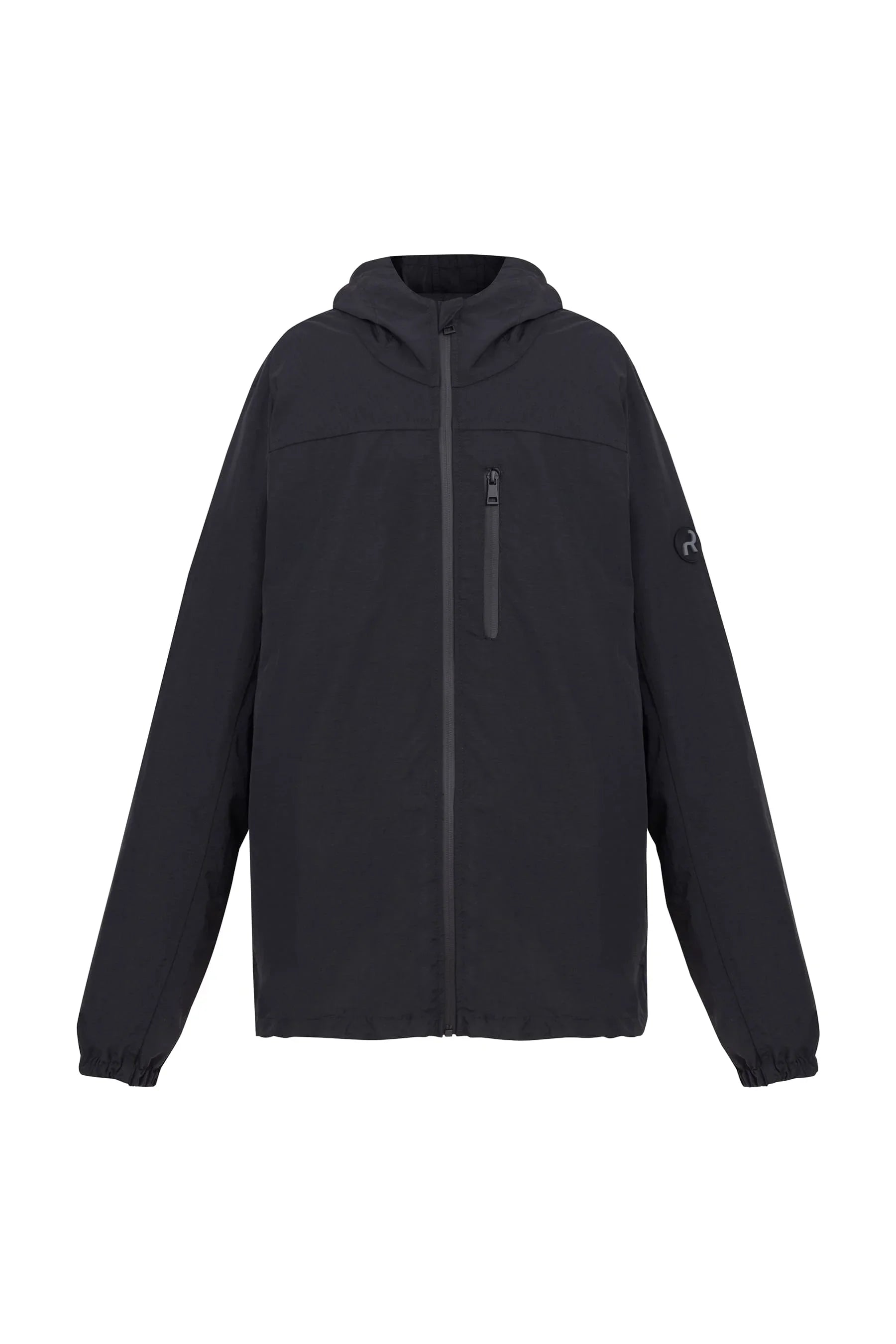 Chaqueta running negra para hombre Pitch