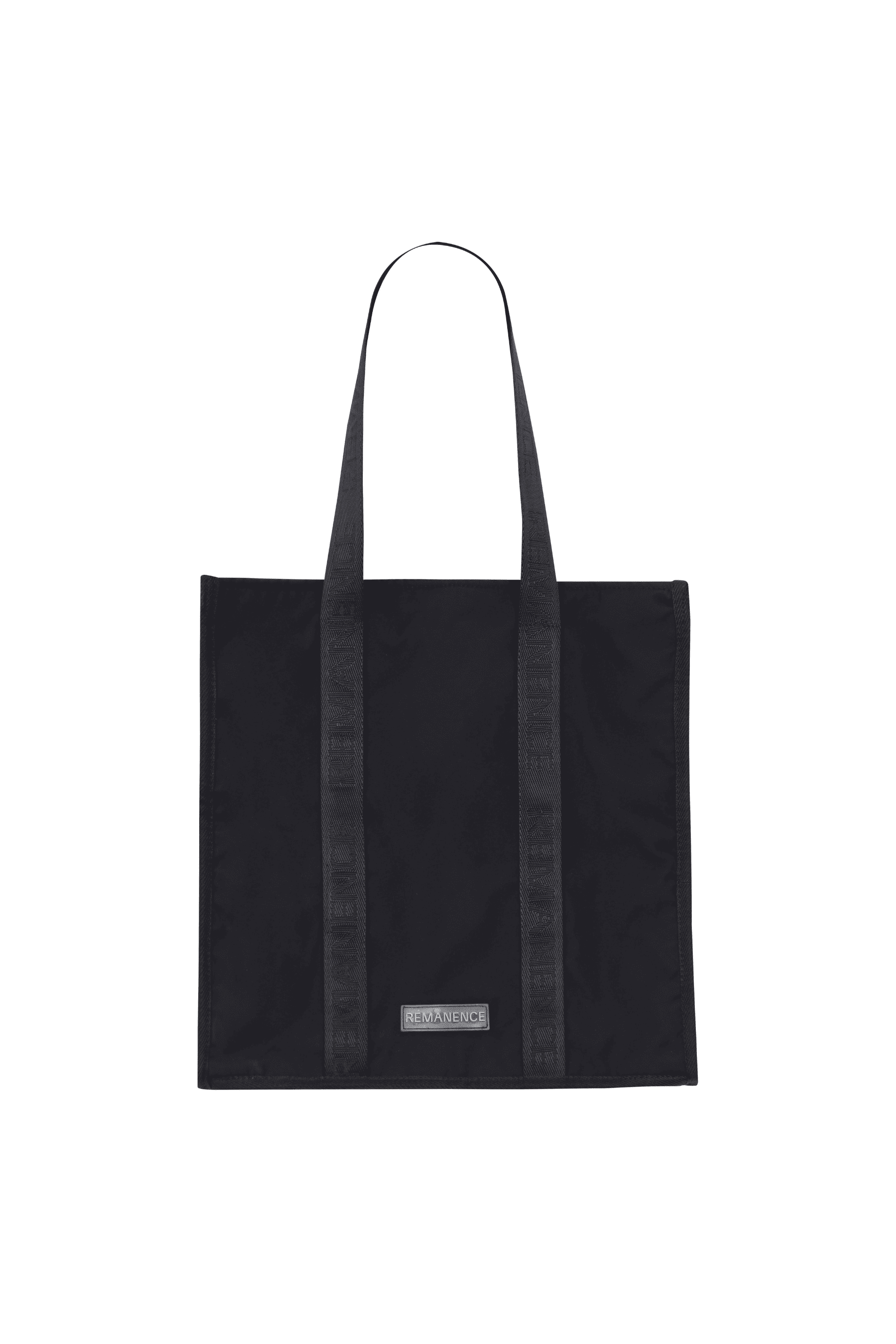 Black nylon tote bag Tracker