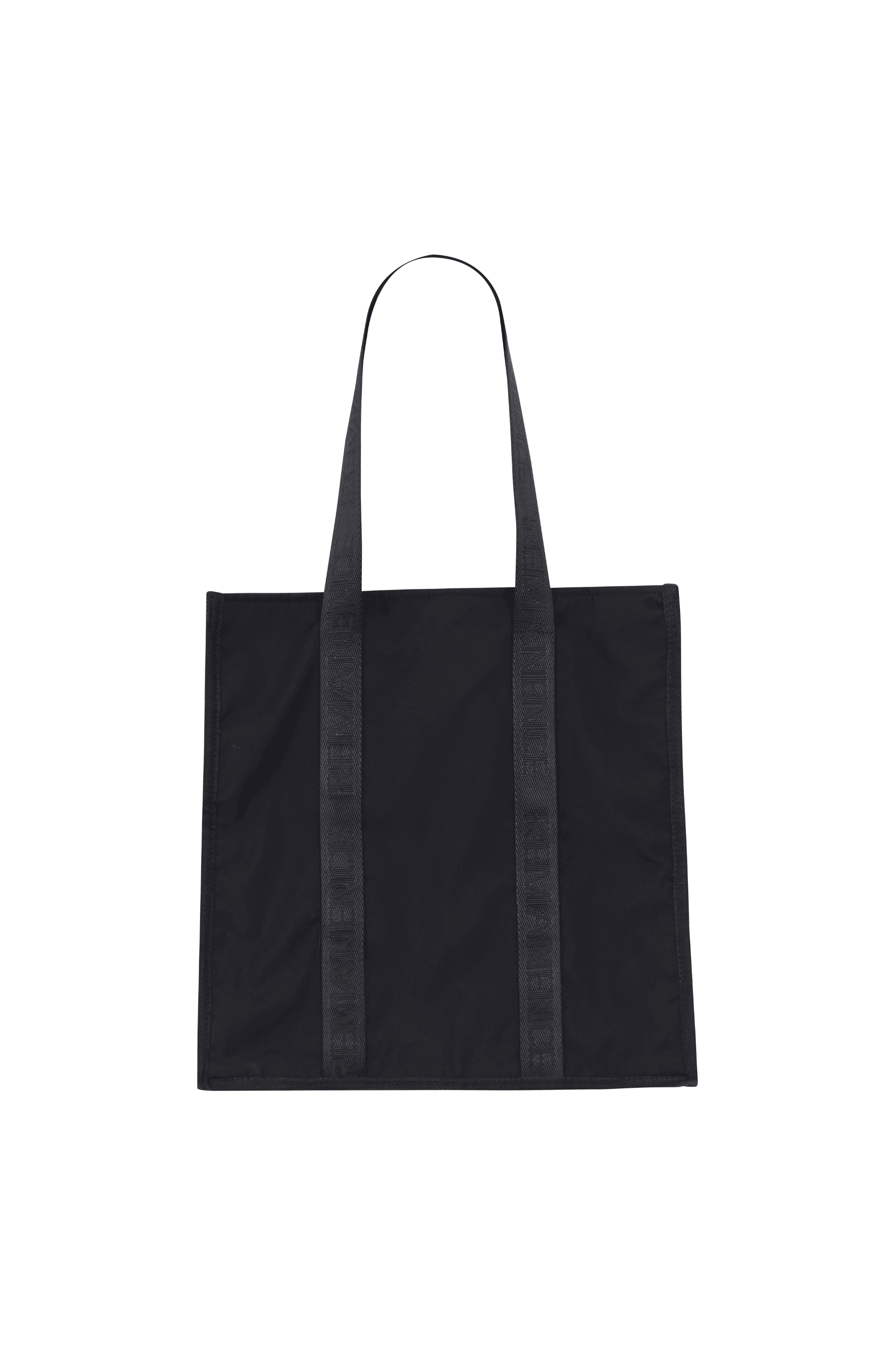 Black nylon tote bag Tracker