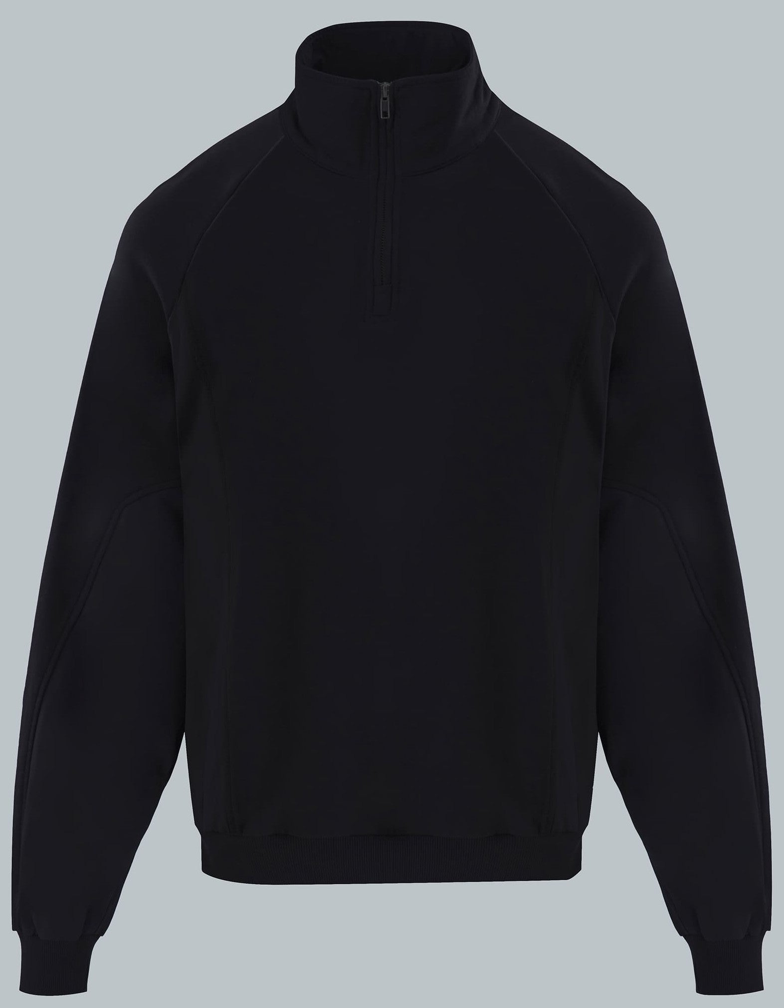 Men's black half zip sweatshirt Shadow