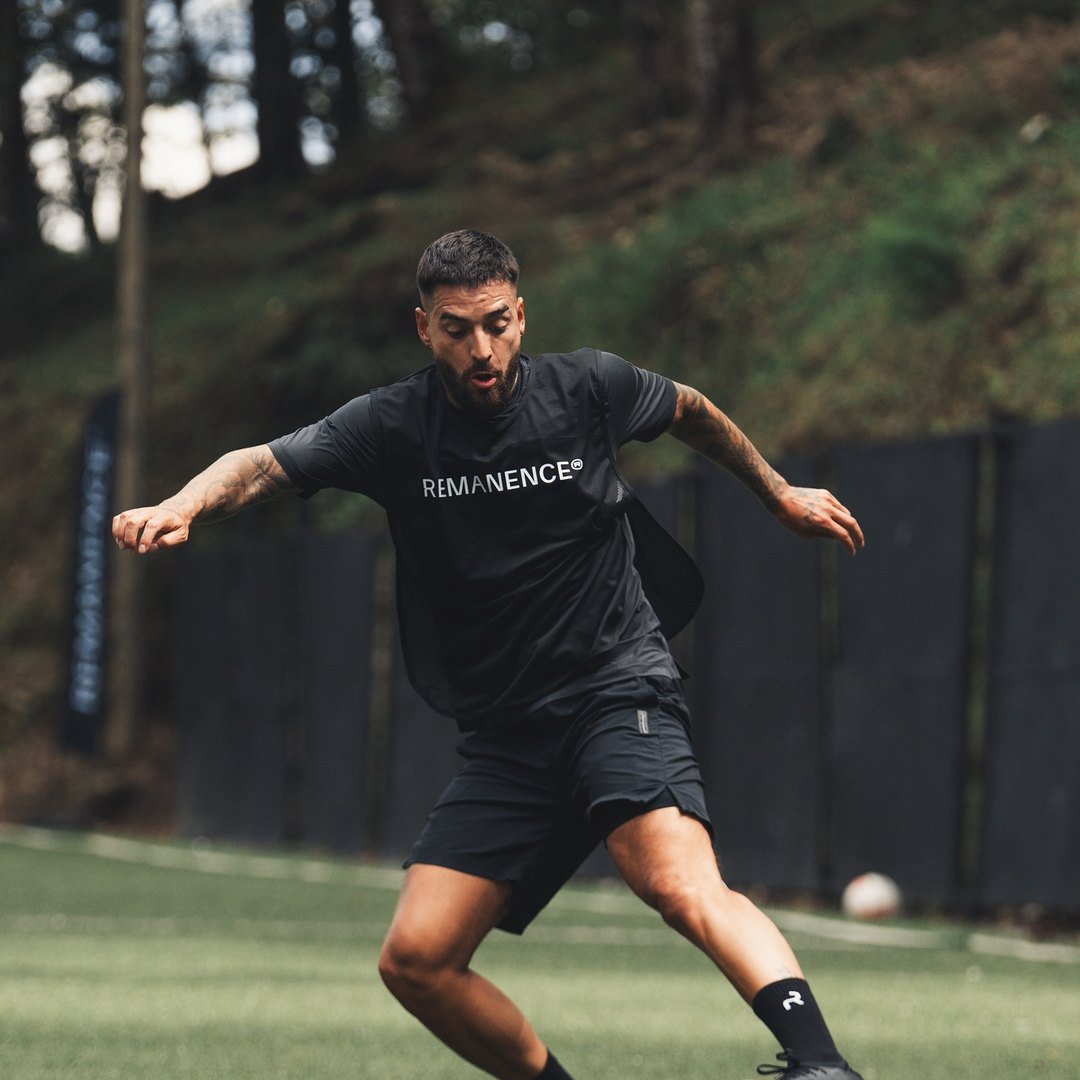 Morning football with Juan Luis