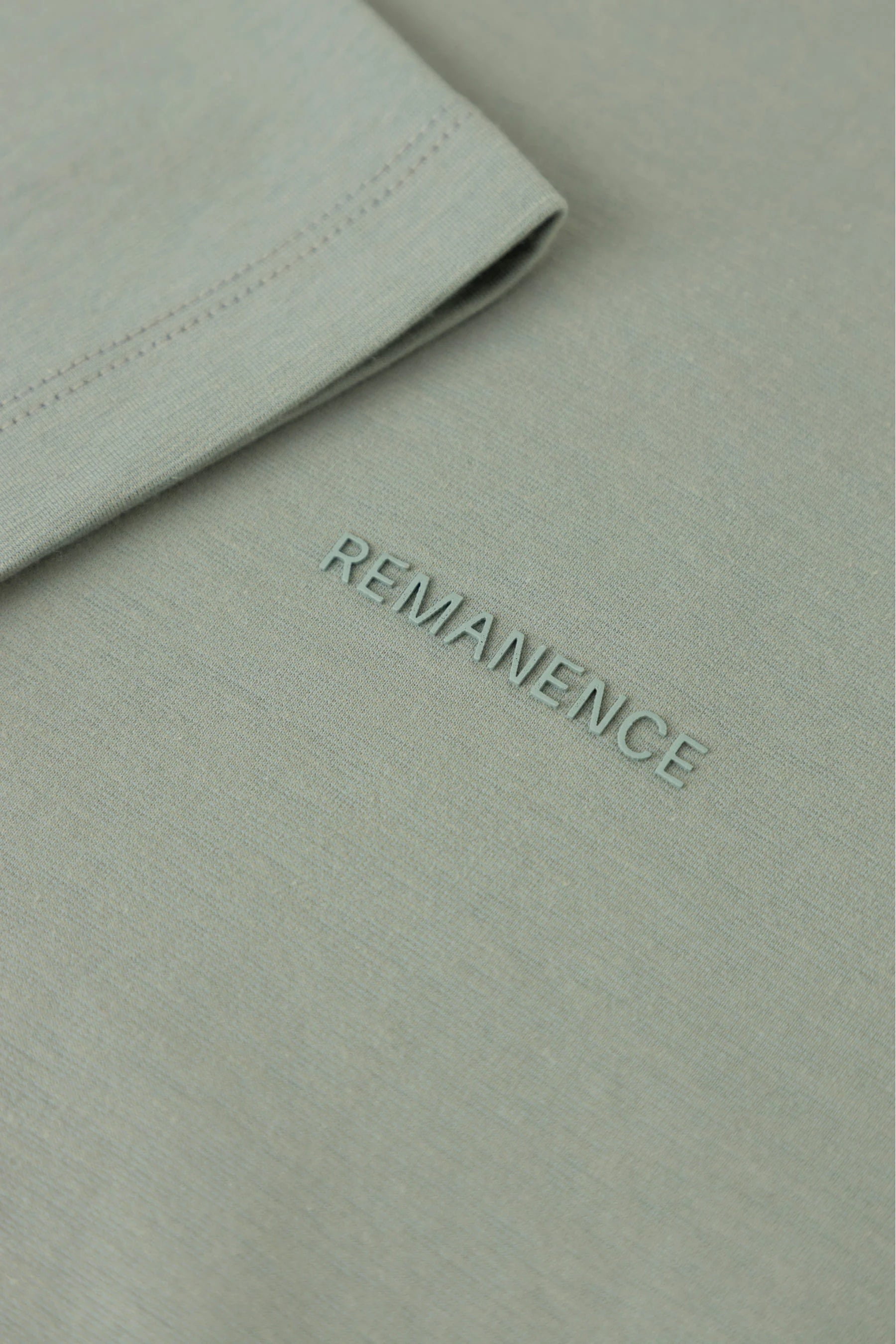 Men's Grayish Green t-shirt Peak Remanence