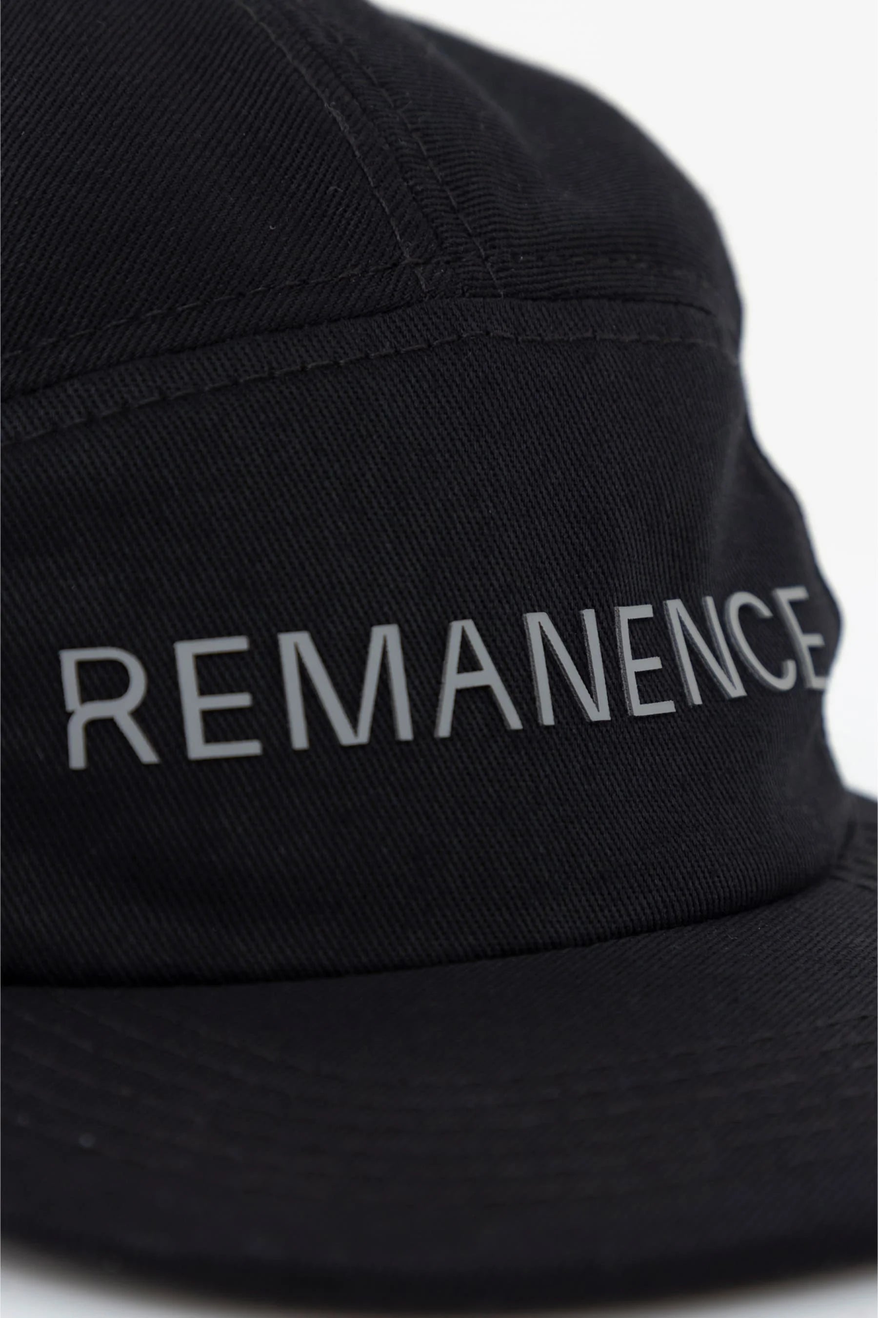 Men's black 5 panel cap Cycle Remanence
