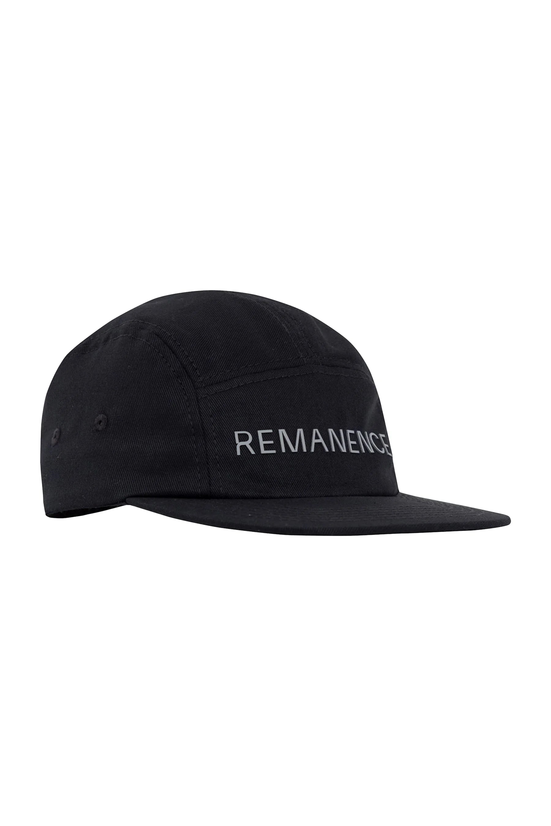 Men's black 5 panel cap Cycle Remanence