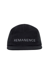 Men's black 5 panel cap Cycle Remanence