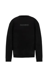 Men's black crewneck sweatshirt Verge Remanence 