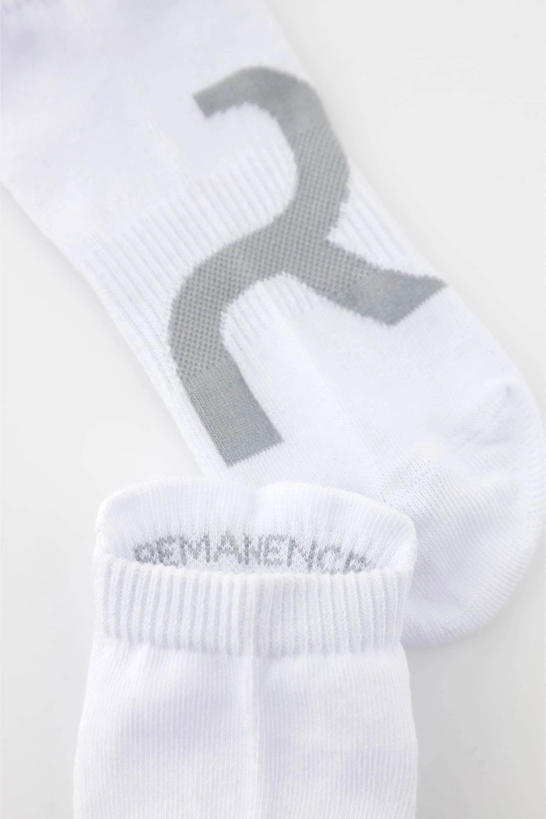 Men's black gray white ankle socks Zephyr Remanence 
