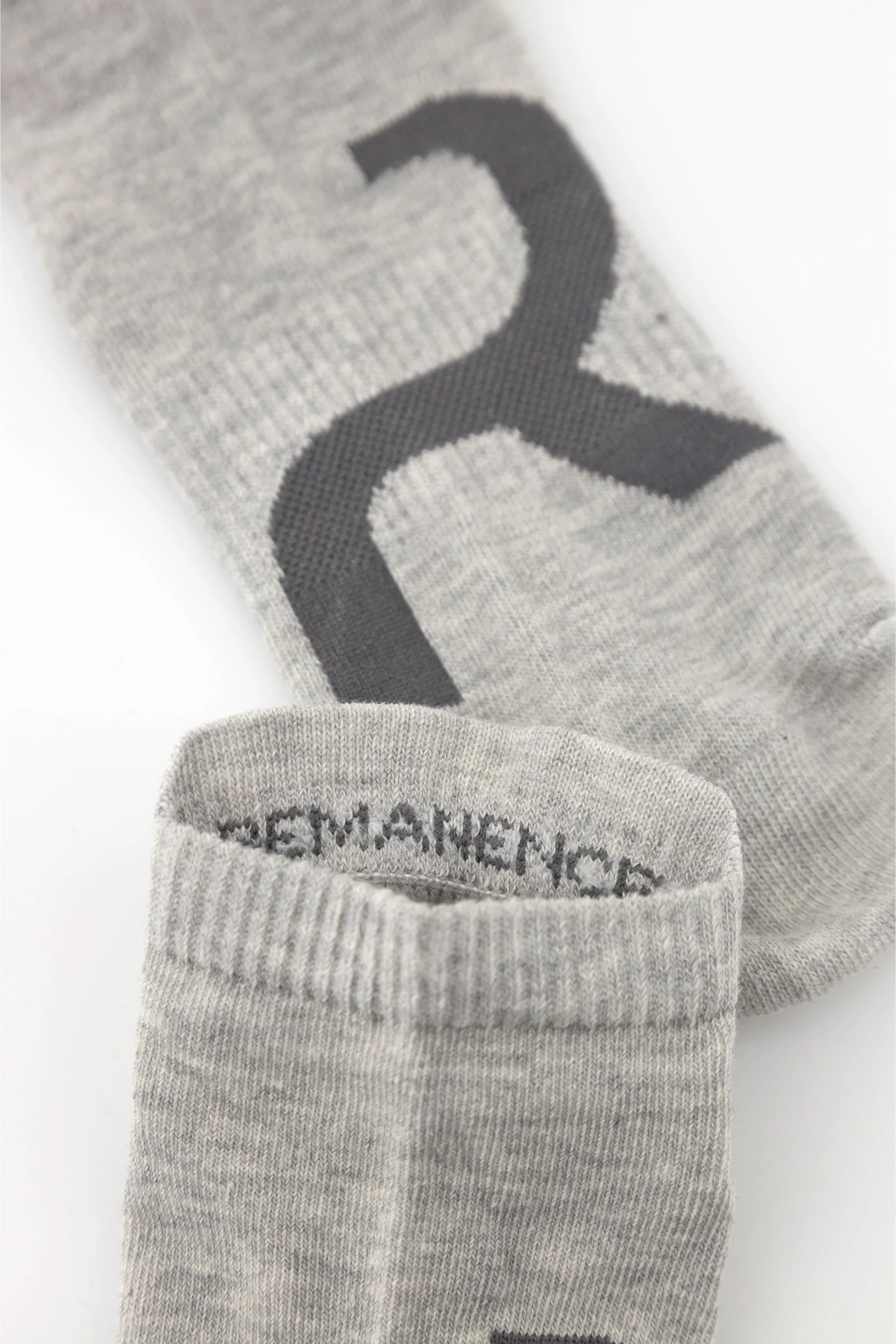 Men's black gray white ankle socks Zephyr Remanence 