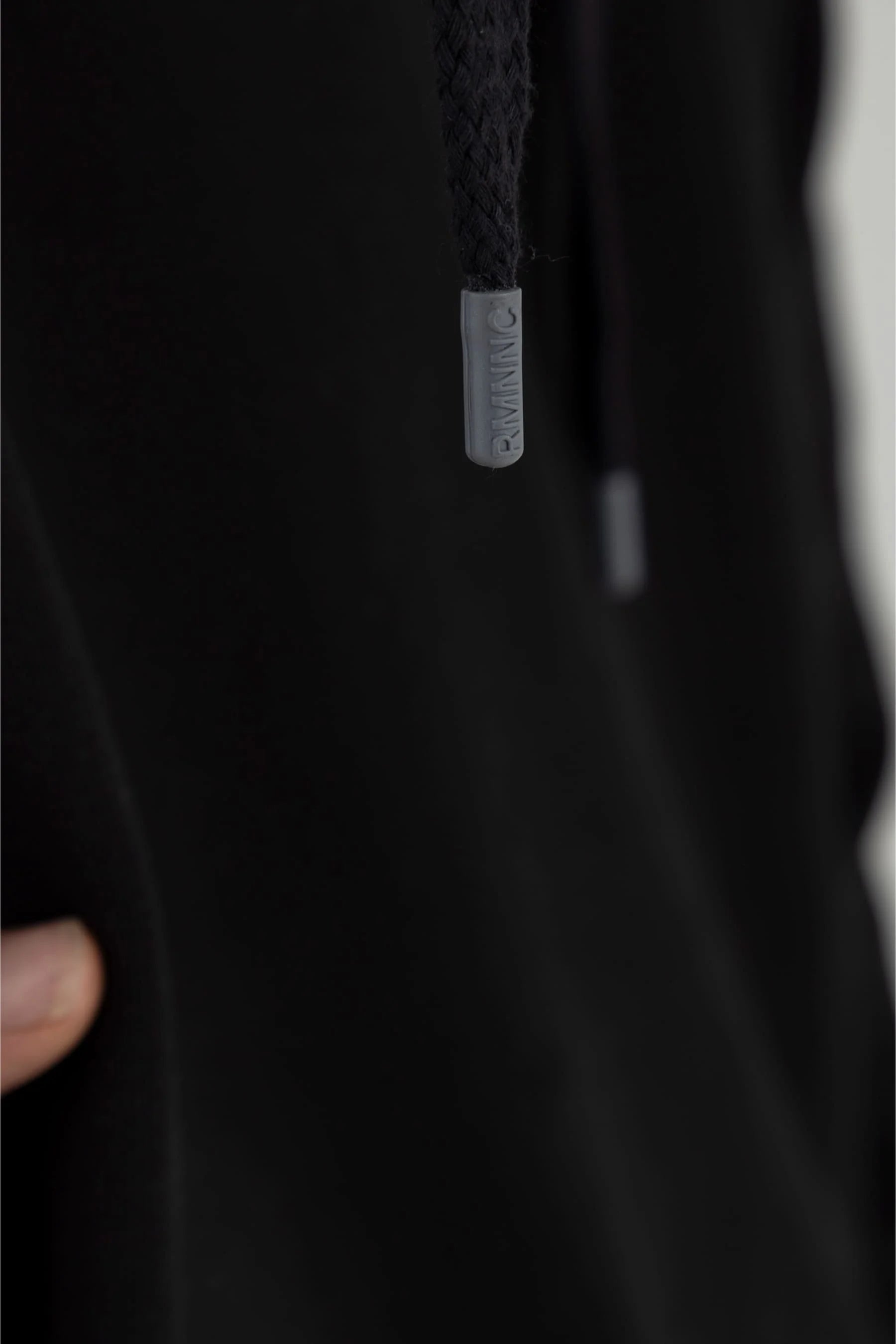 Men's black hoodie relaxed fit Hoodie Remanence 