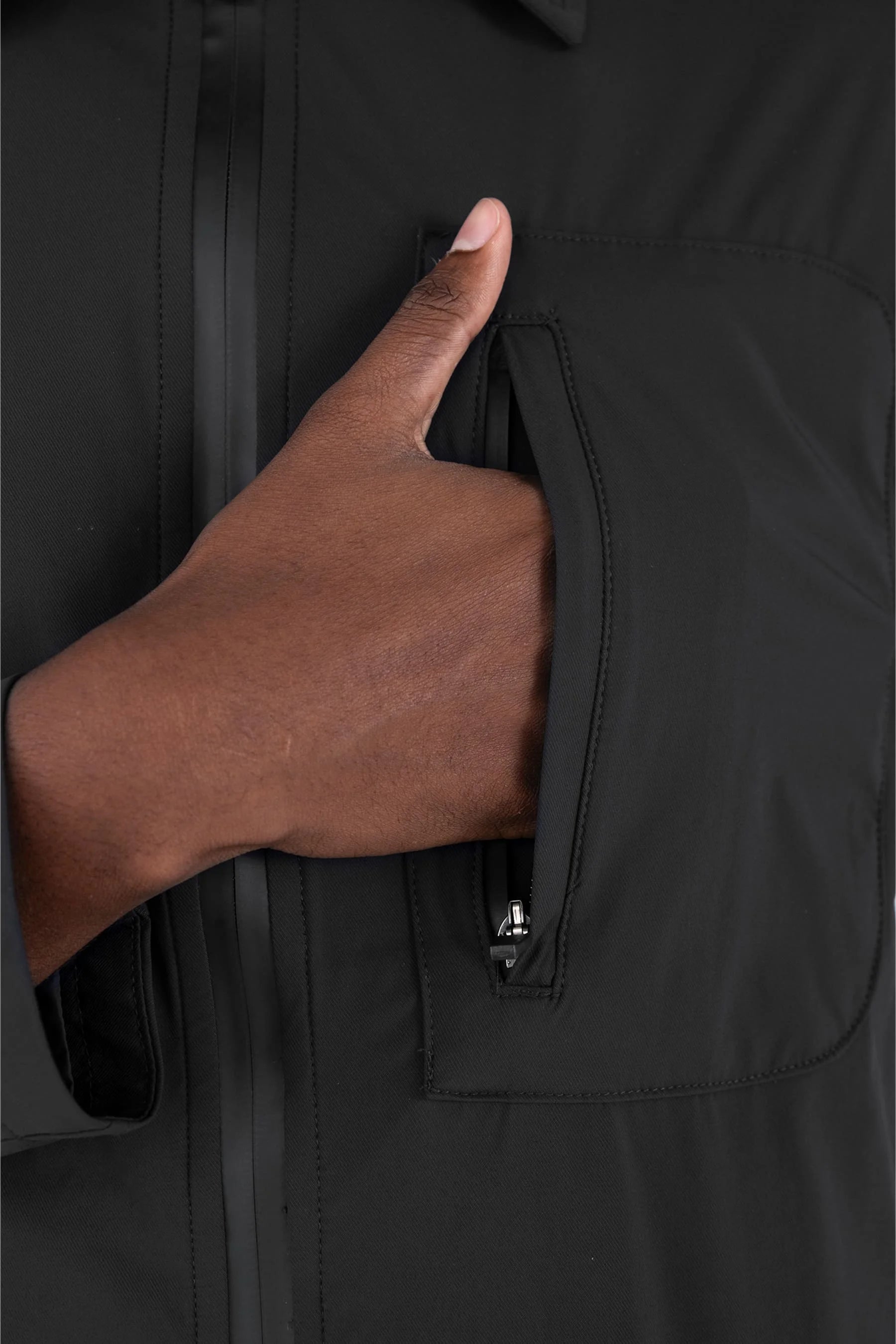 Men's black jacket Vapor Remanence