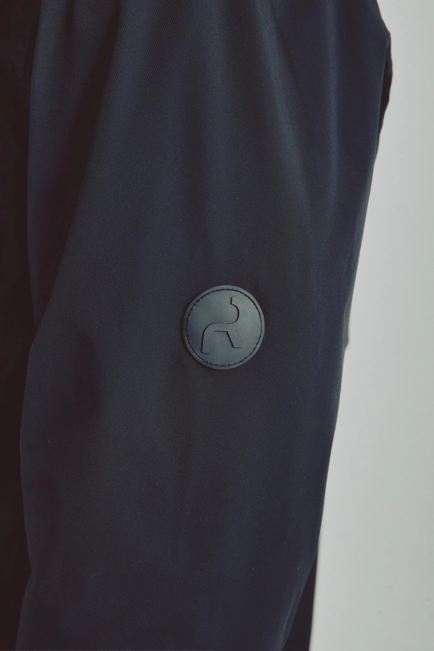 Men's black jacket with hood Holmium Remanence