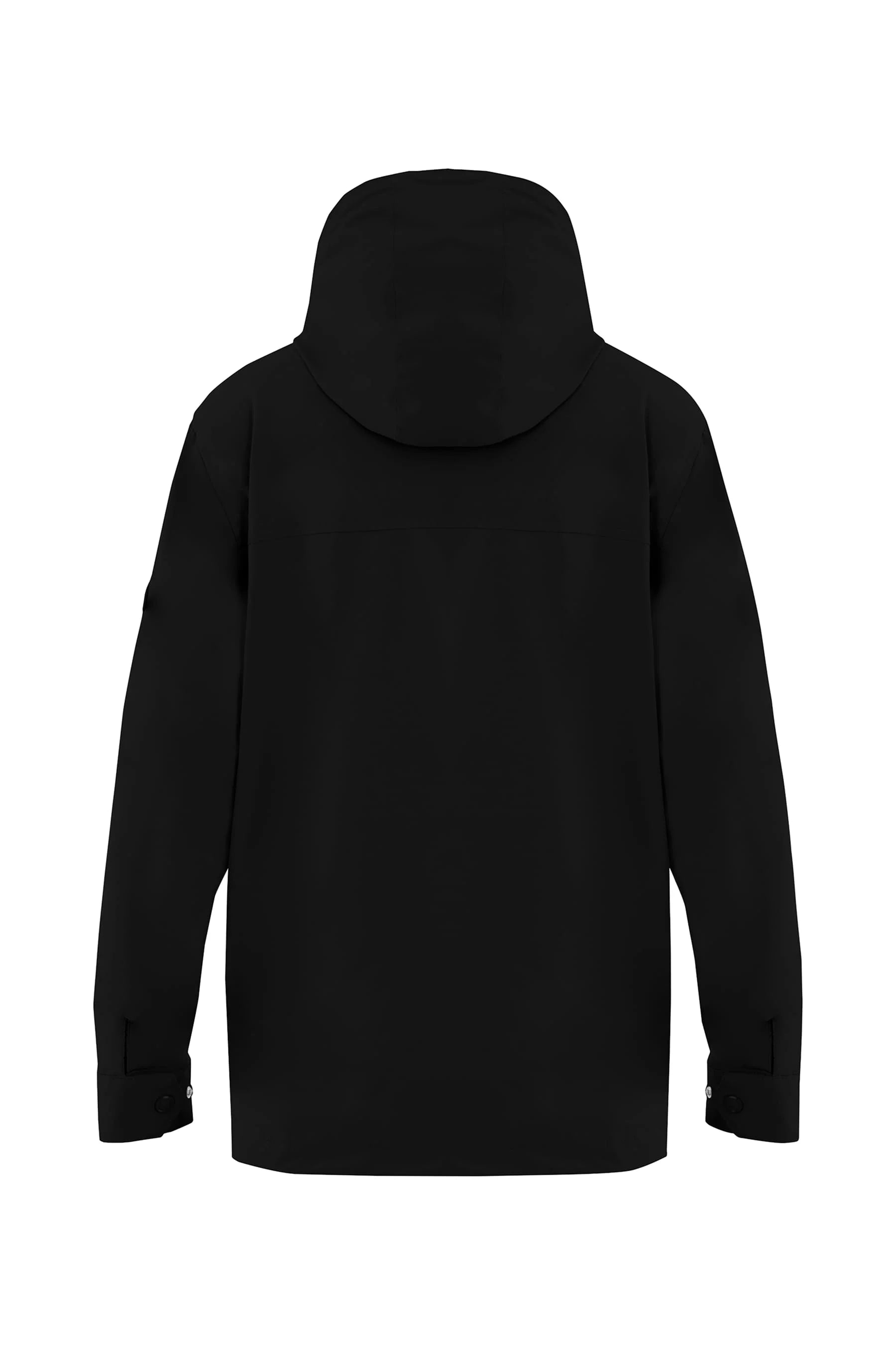 Men's black jacket with hood Holmium Remanence