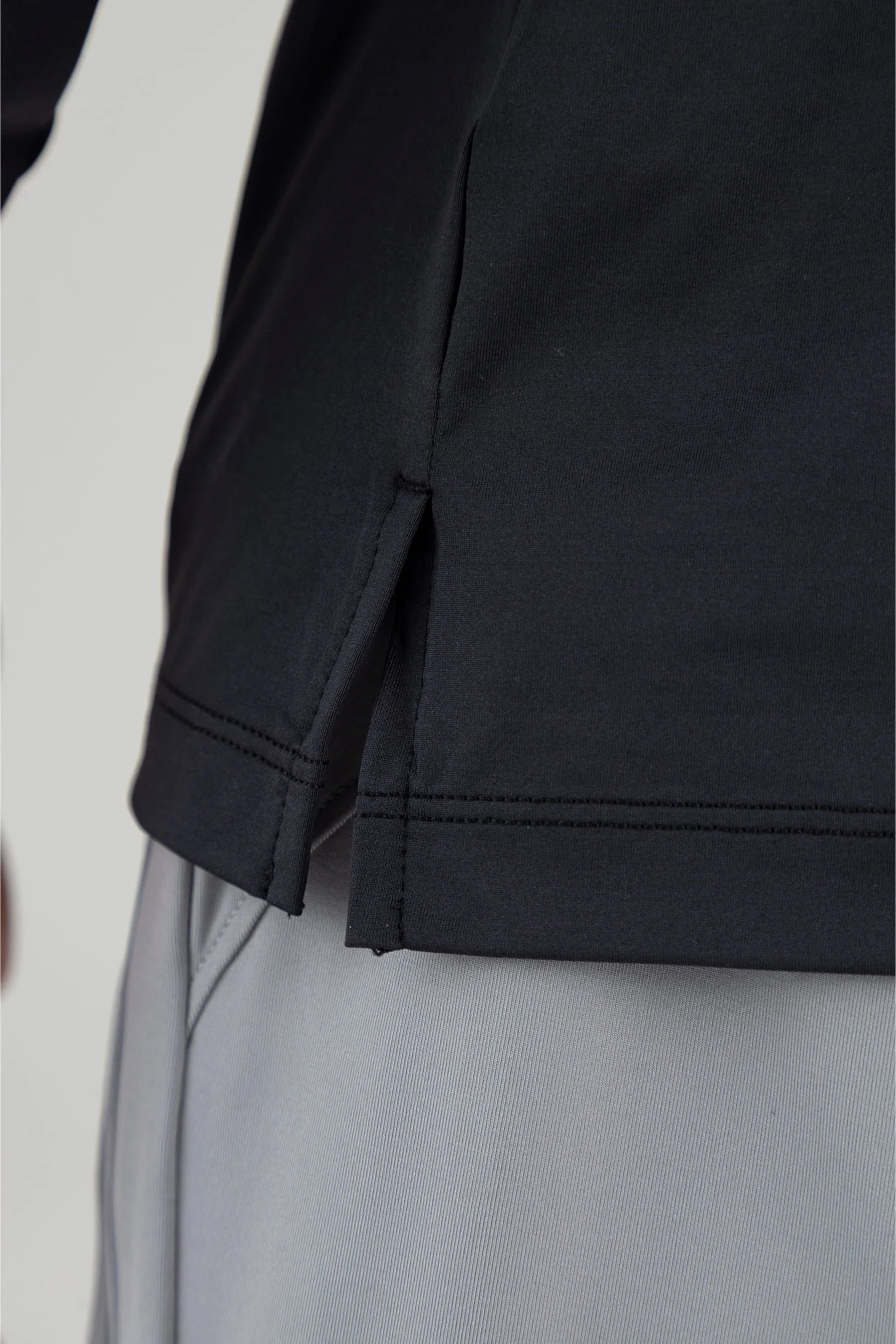 Men's black long sleeve crewneck t-shirt Echo Remanence 