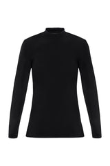 Men's black long-sleeve high-neck sports Gauss Remanence 