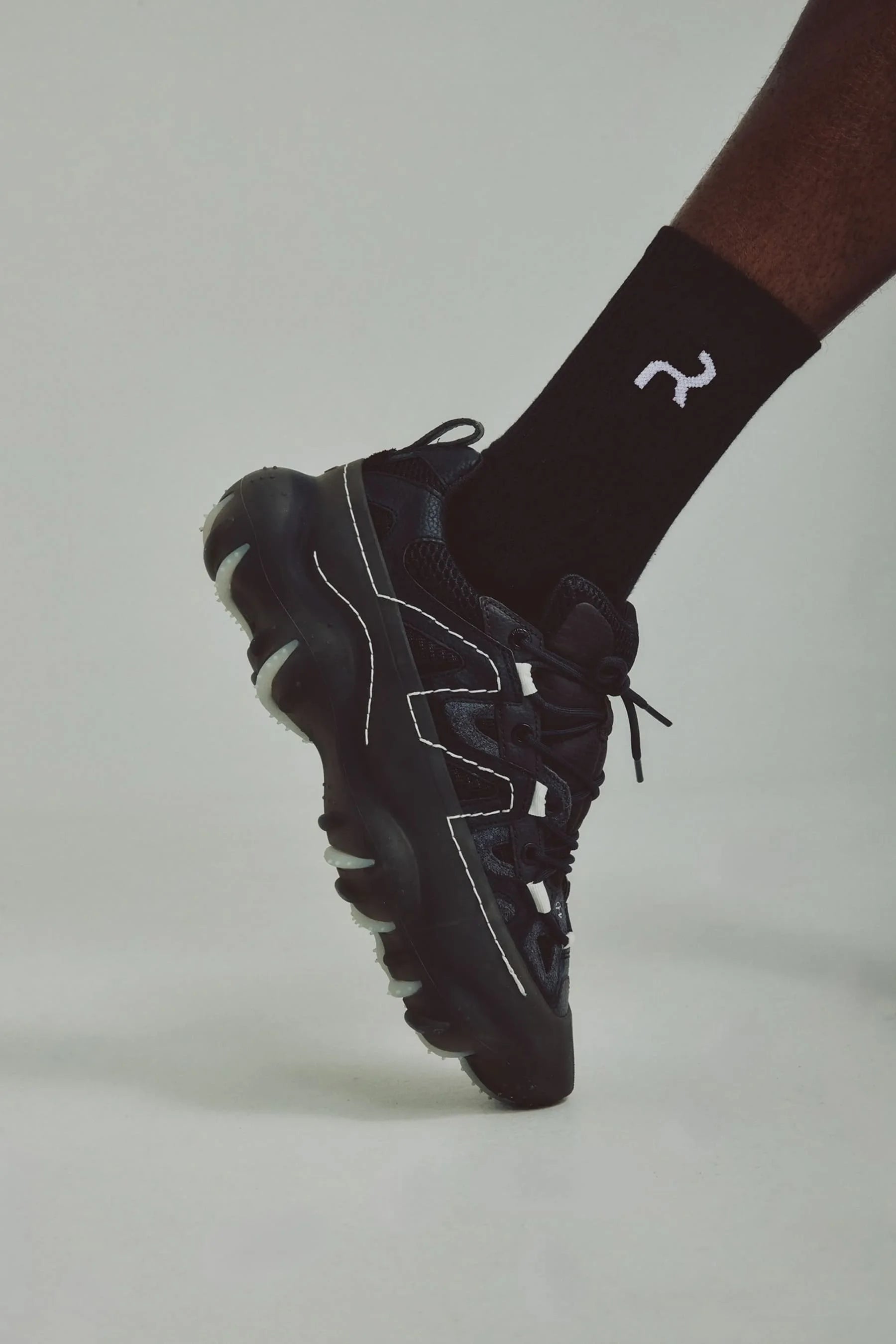 Men's black socks Nova Remanence 