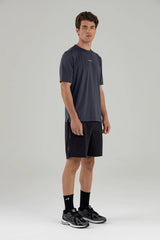 Men's black sports t-shirt Wave Remanence 