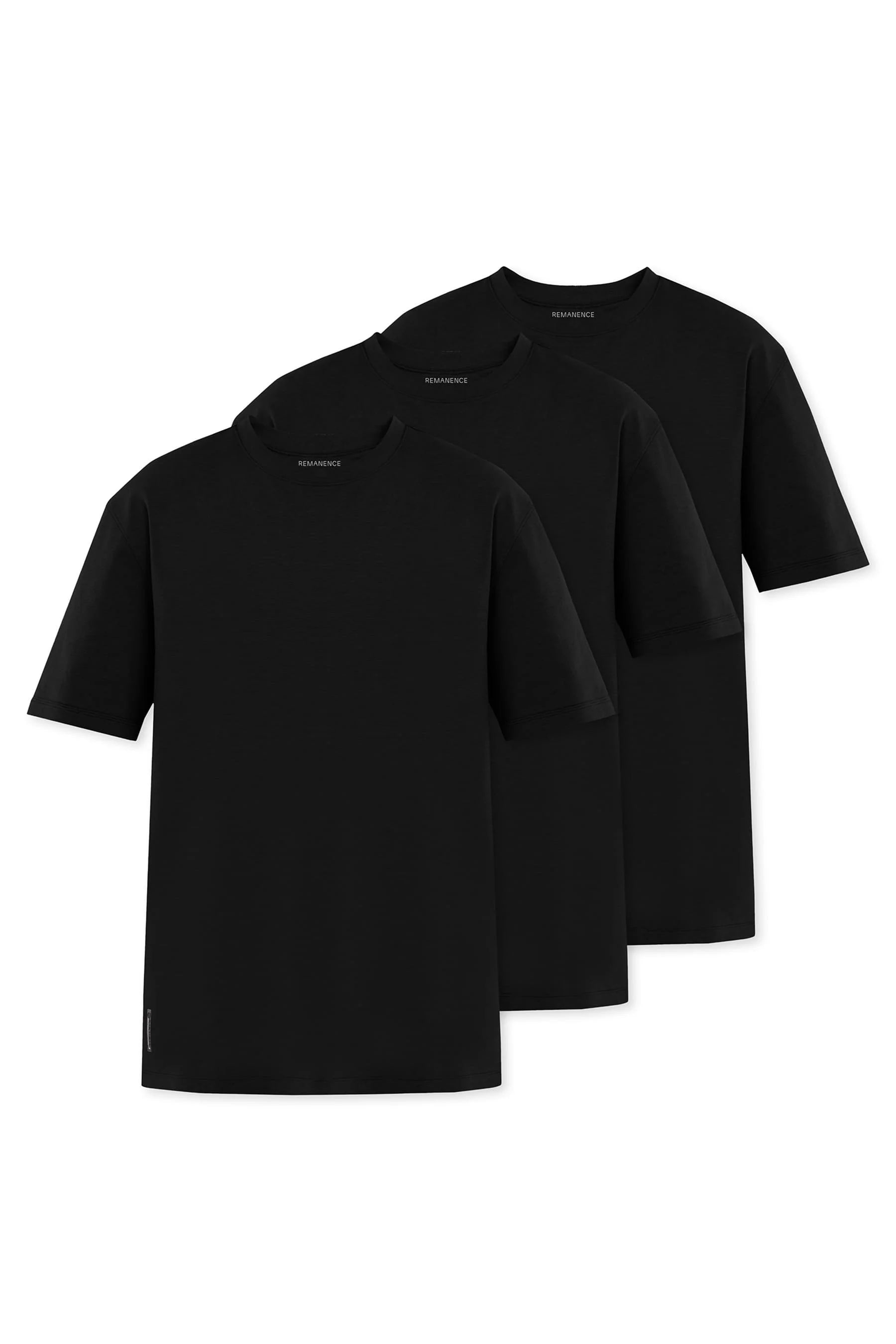 Men's black t-shirt Cling Remanence 