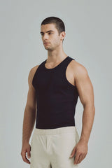 Men's black tank top Axis Remanence
