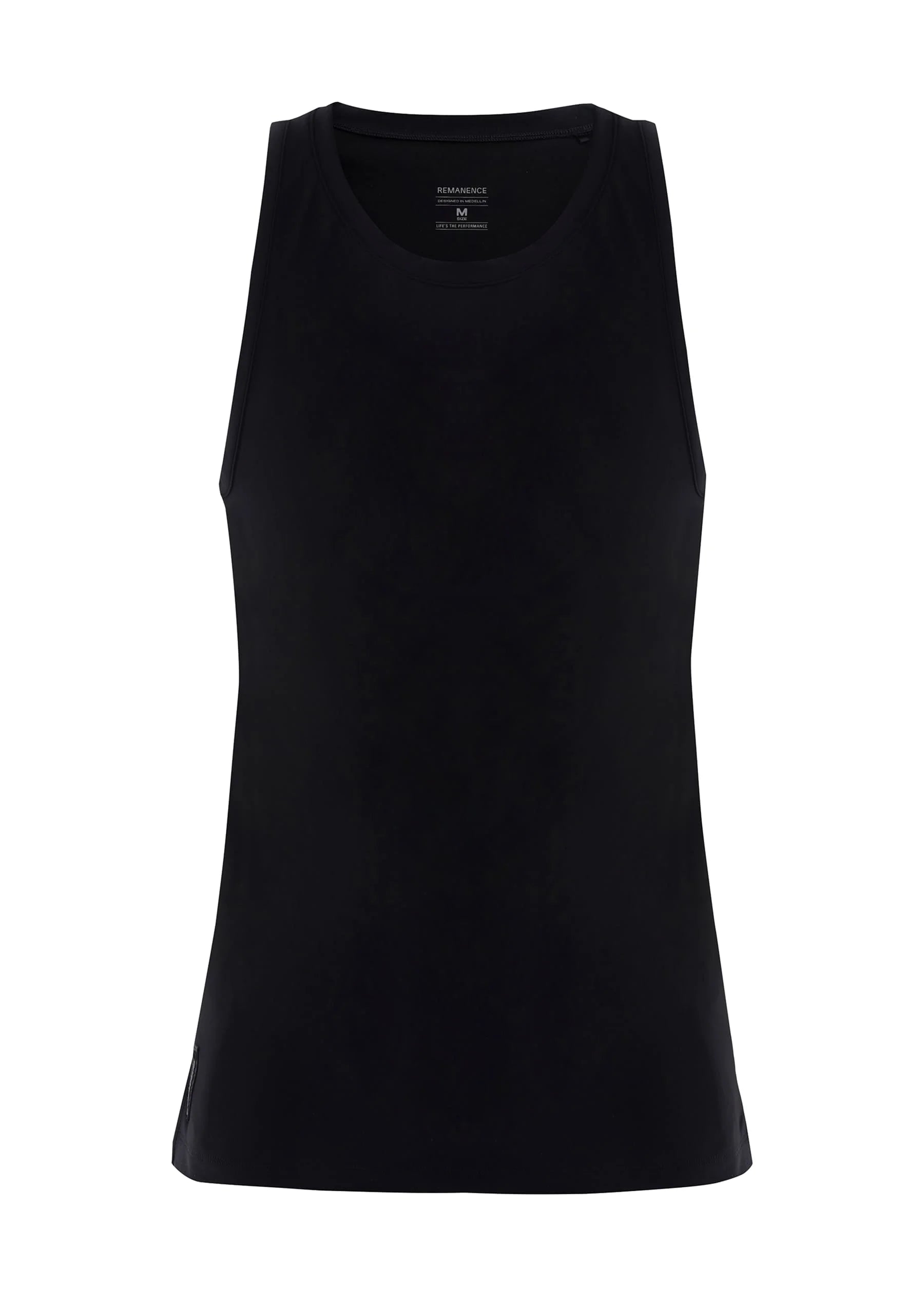 Men's black tank top slim fit Axis – Remanence International
