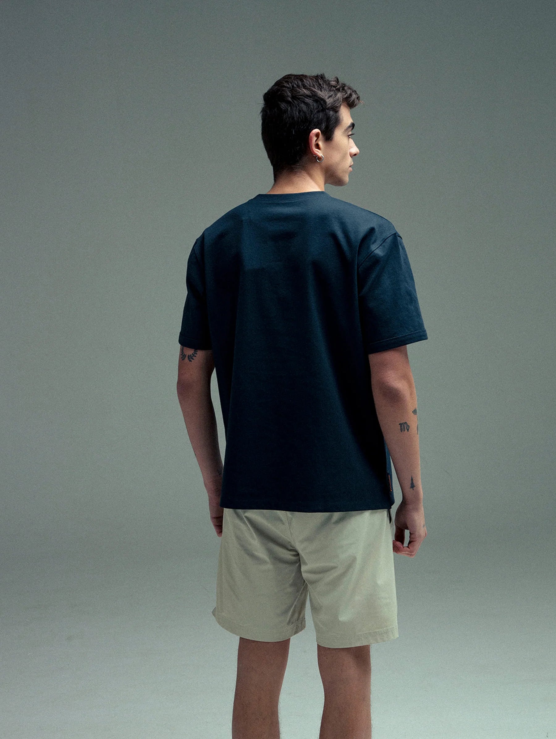 Men's blue t-shirt Cling Remanence 