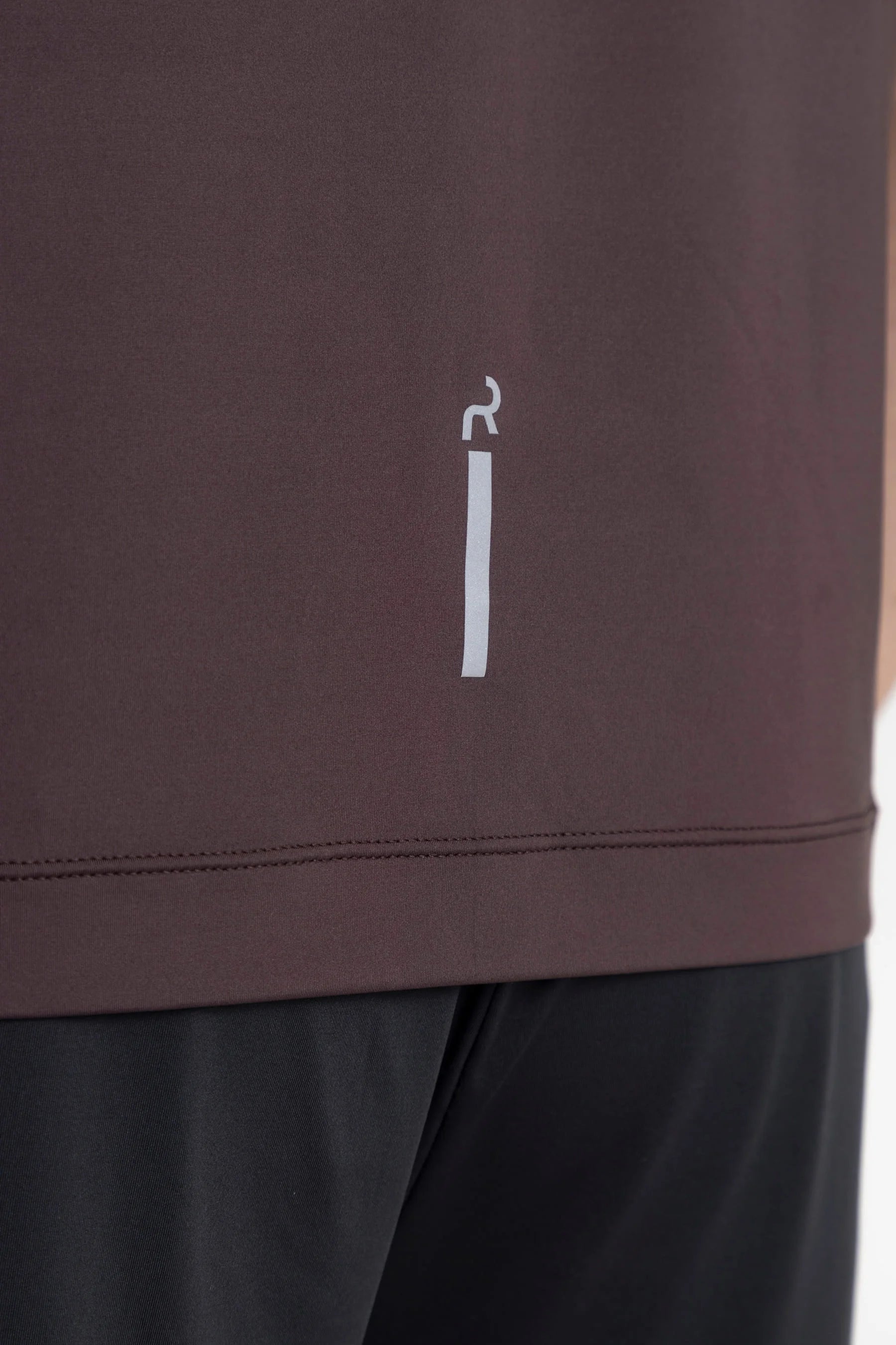 Men's brown sports t-shirt Wave Remanence 