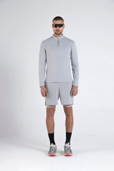 Men’s gray long-sleeve t-shirt Dew Remanence 