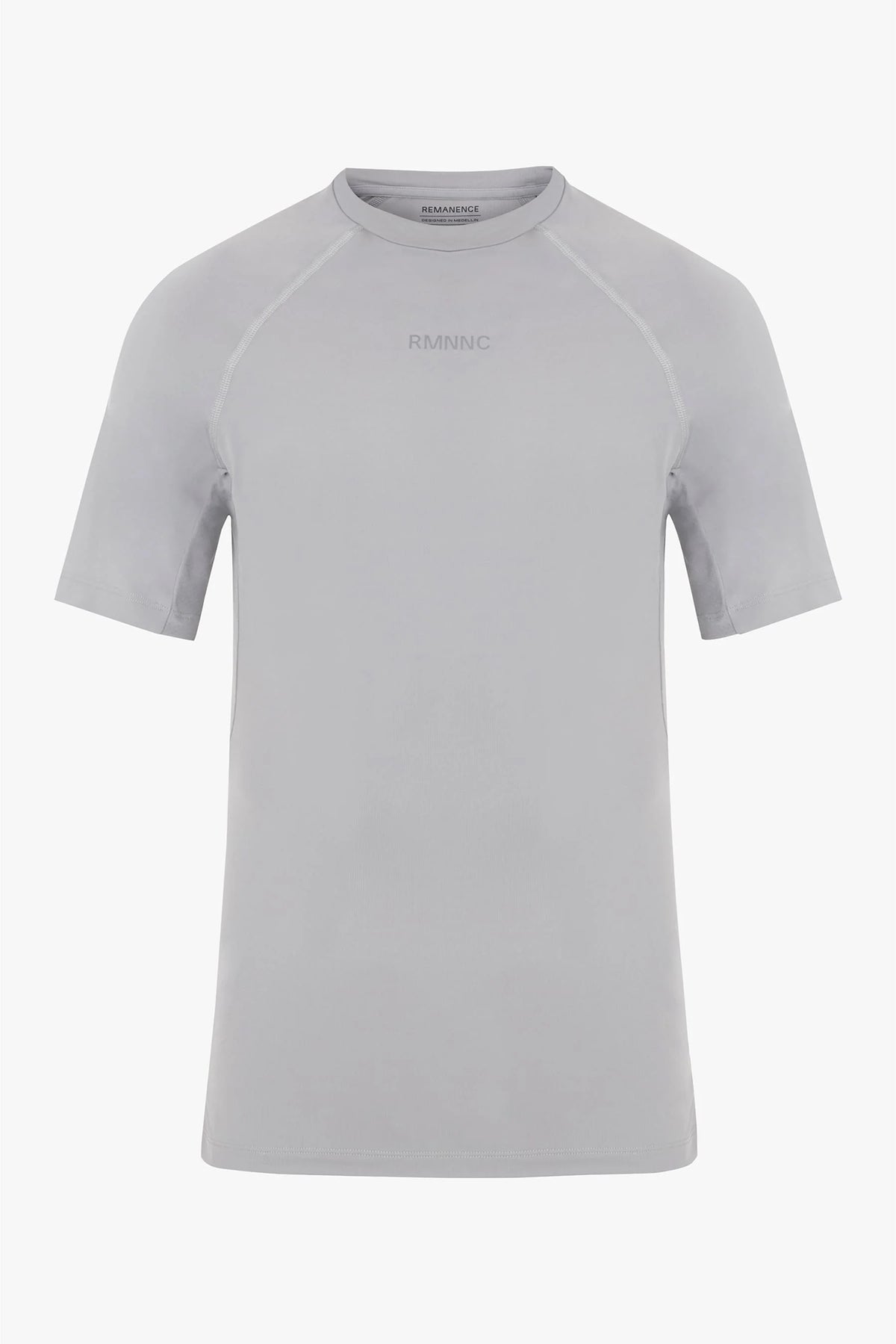 Camiseta gris deportiva para hombre slim fit Gust