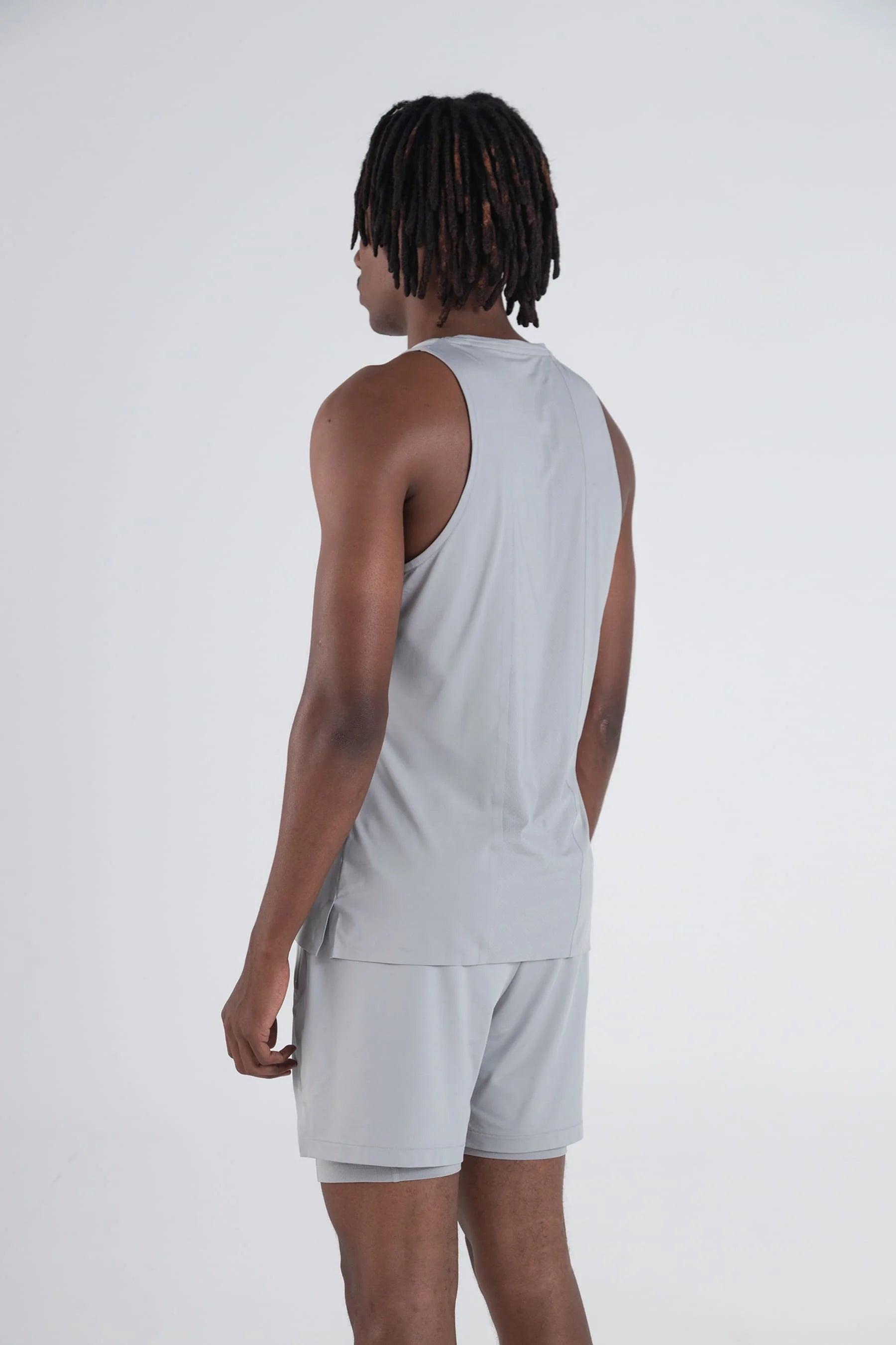 Men’s gray sports tank top Tidal Remanence 