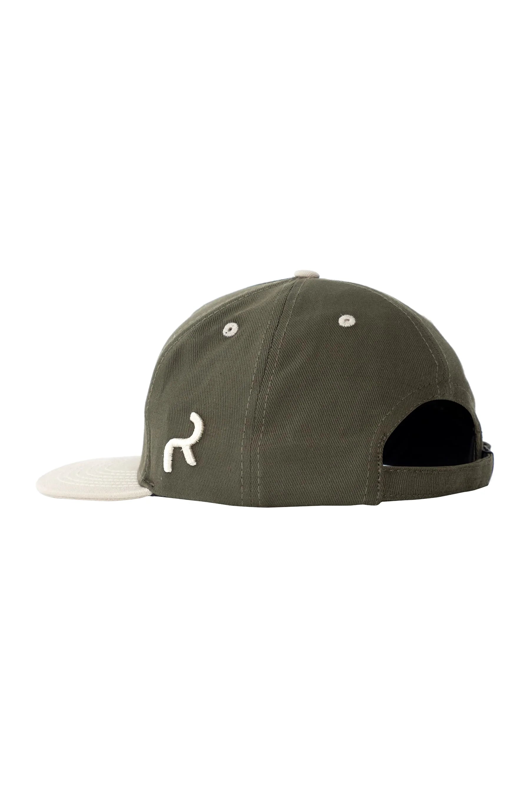 Men's green 5 panel cap Mode Remanence 