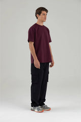 Men's purple t-shirt Cling Remanence 