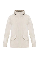 Men's sand jacket with hood Holmium Remanence