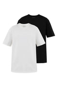 Men’s white and black 2-Pack t-shirts Cling