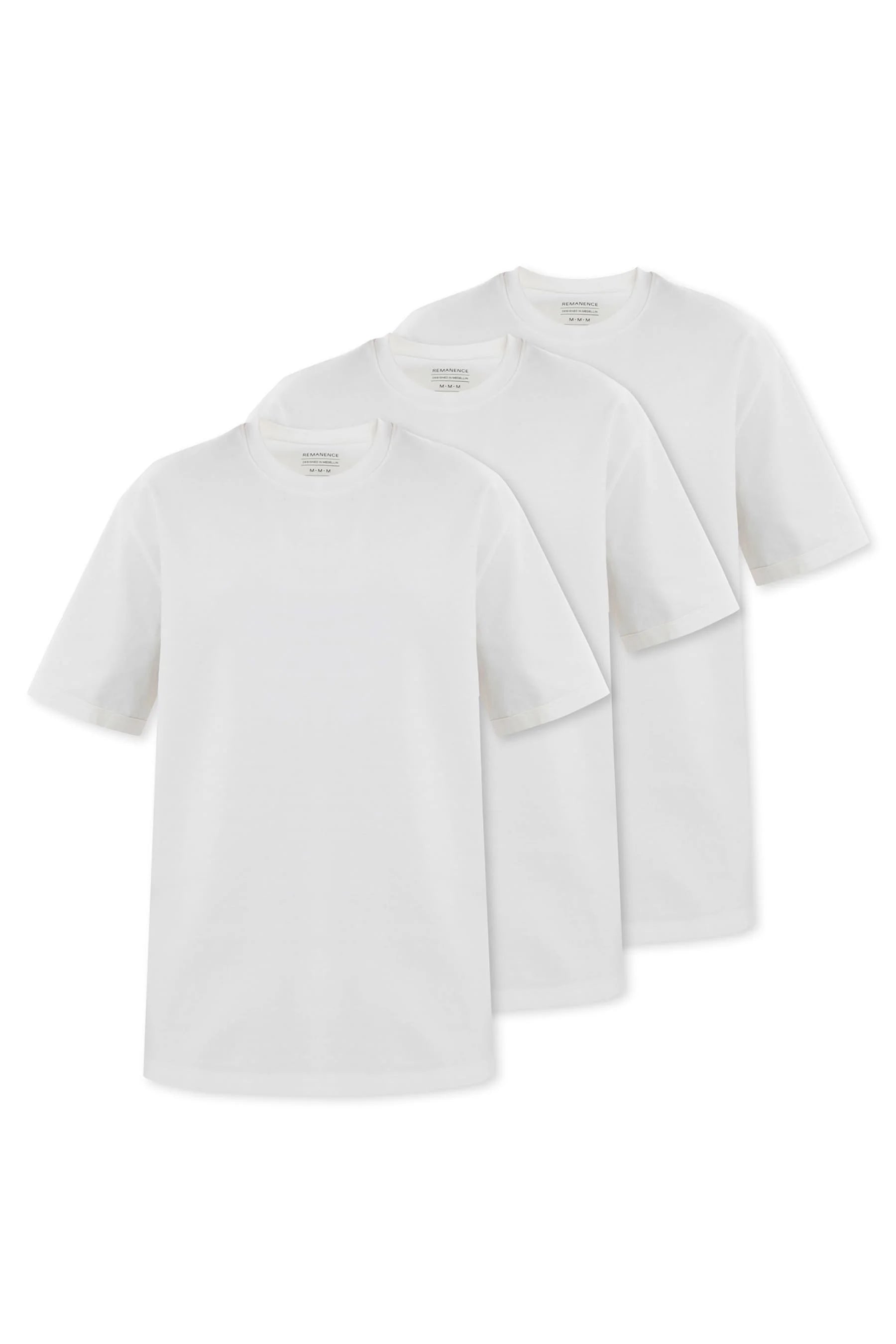 Men's white relaxed fit t-shirt Cling – Remanence International