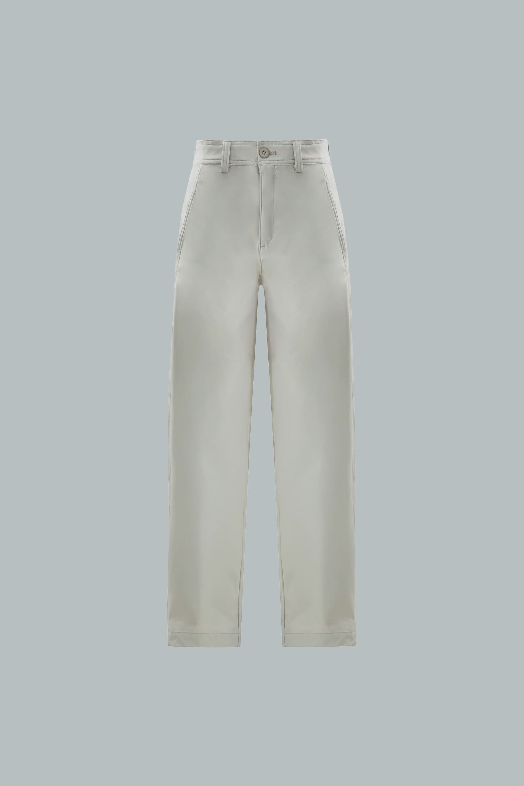 Women's sand straight-leg pants Mist front view