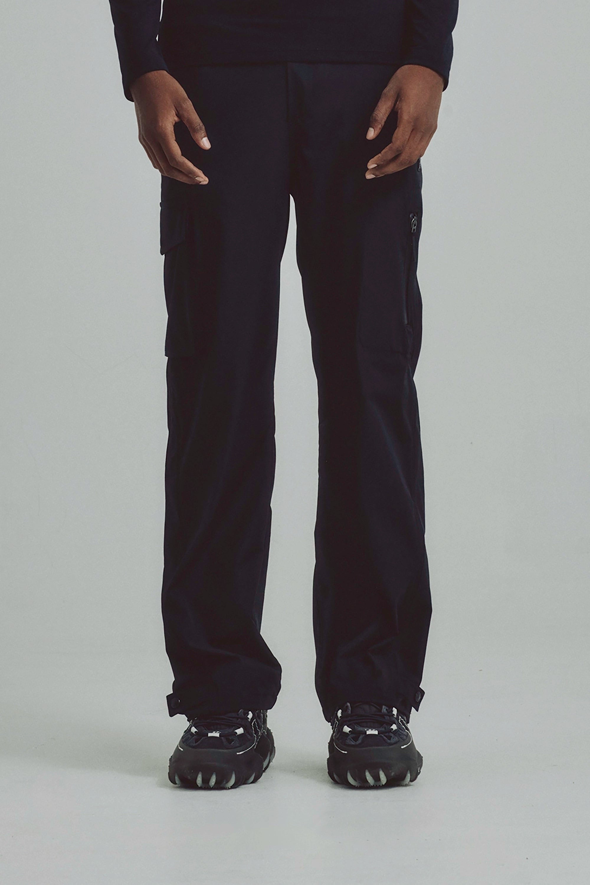 Semi Fit Iron Black Pants