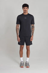 Shorts negro para hombre con biker Snap