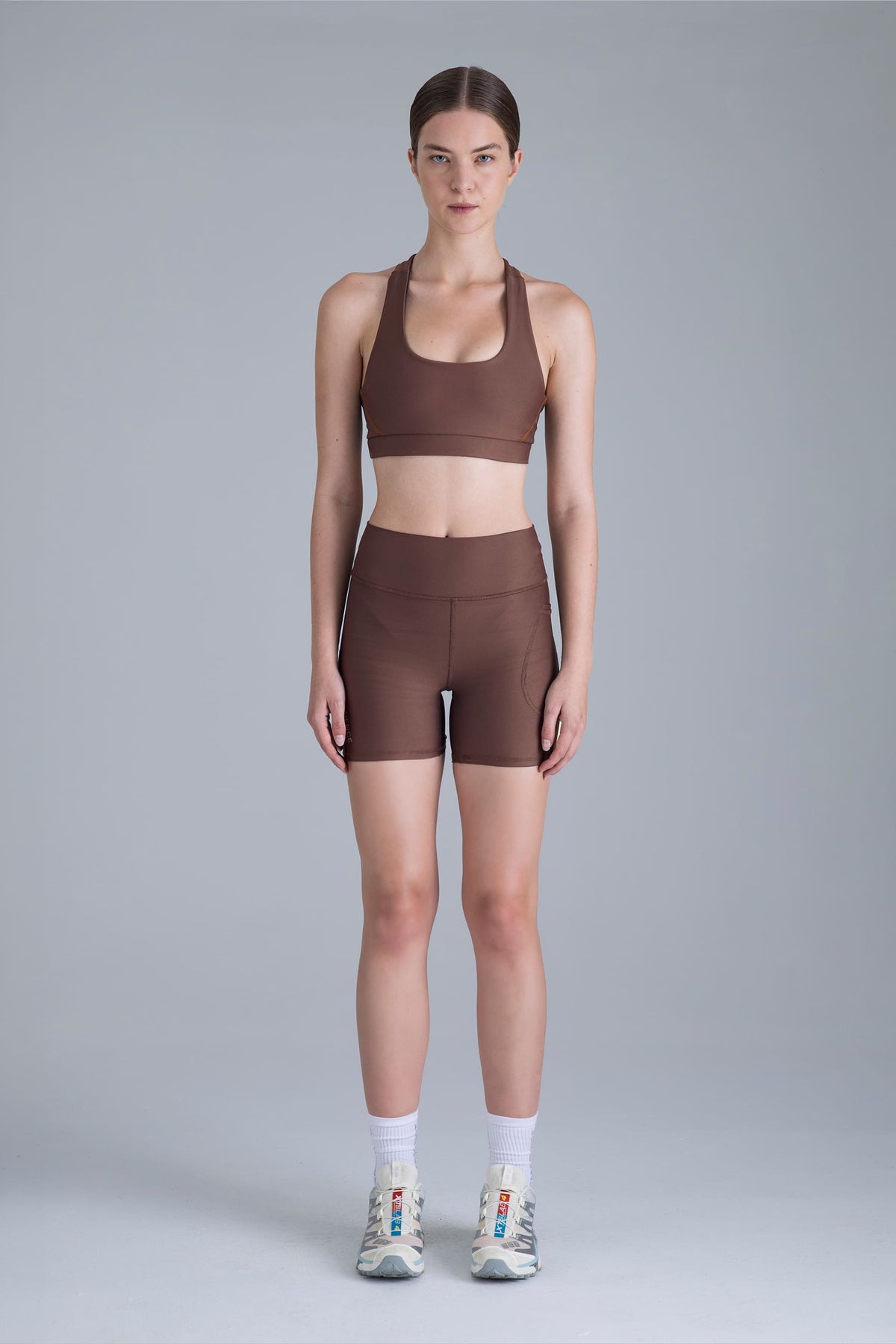 Top deportivo cafe con soporte medio para mujer Gain