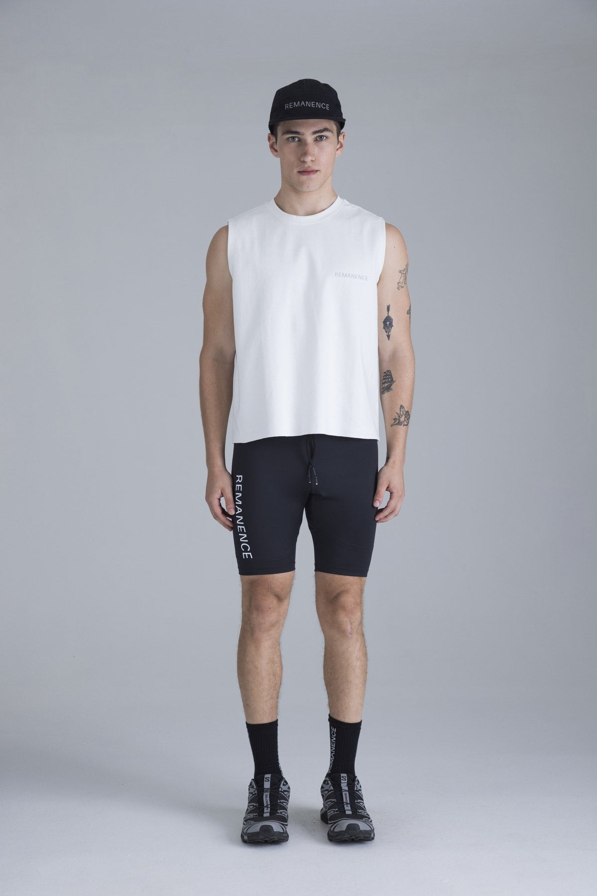Biker deportivo negro para hombre Atom