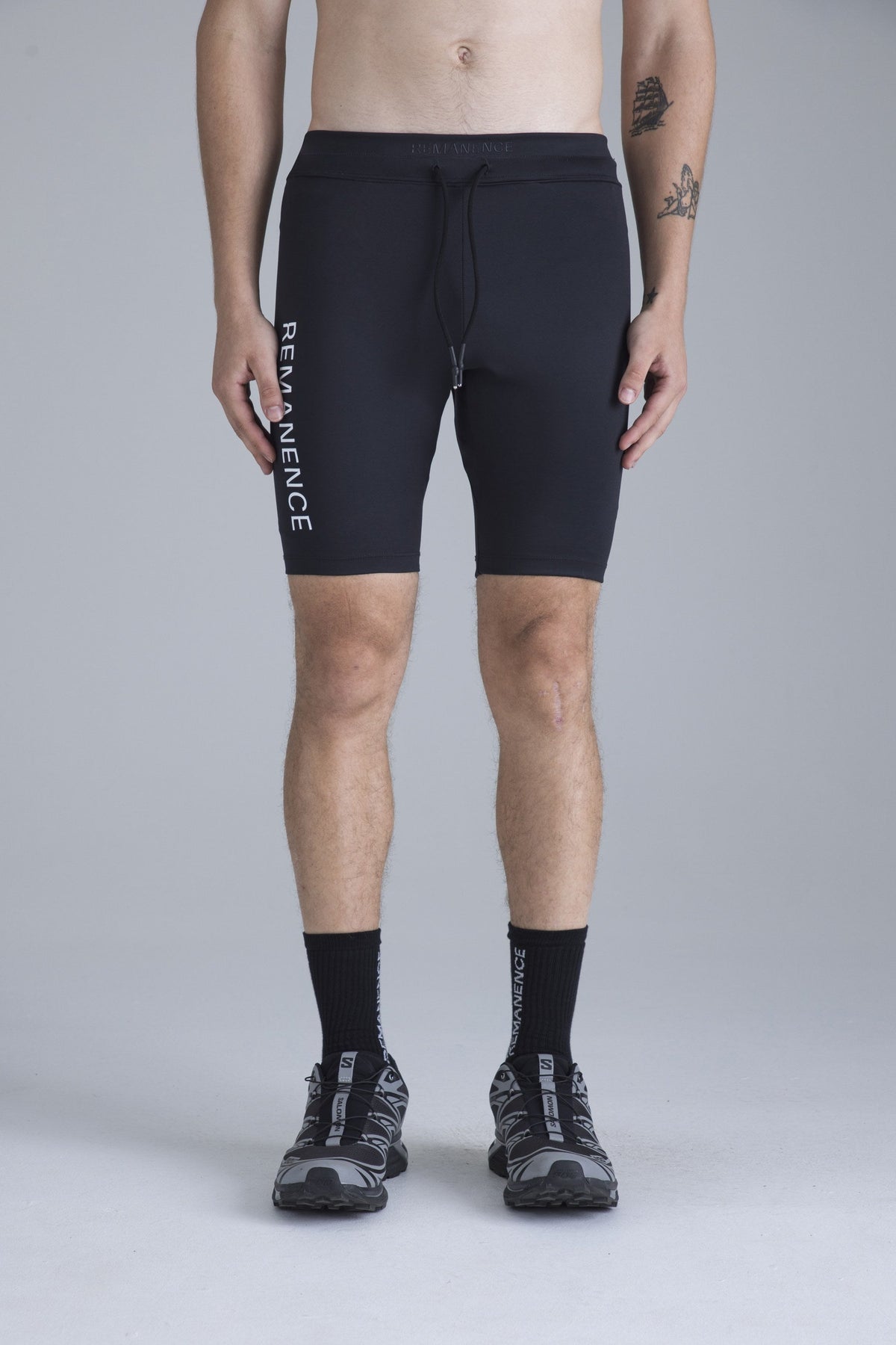 Biker deportivo negro para hombre Atom