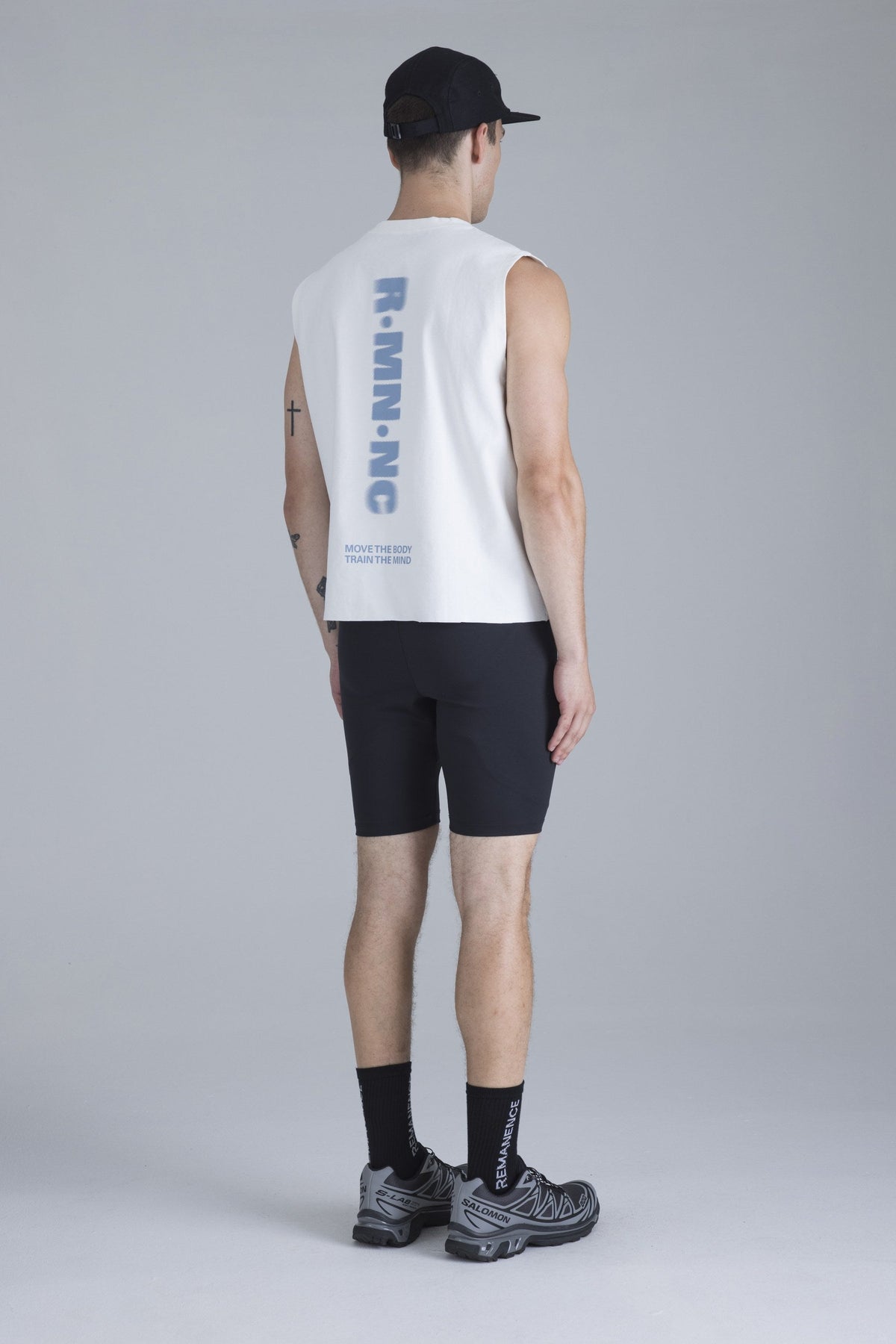 Biker deportivo negro para hombre Atom