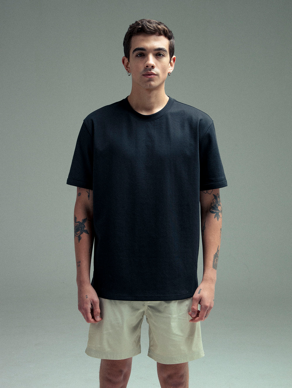 T-shirt cling relaxed Fit Black